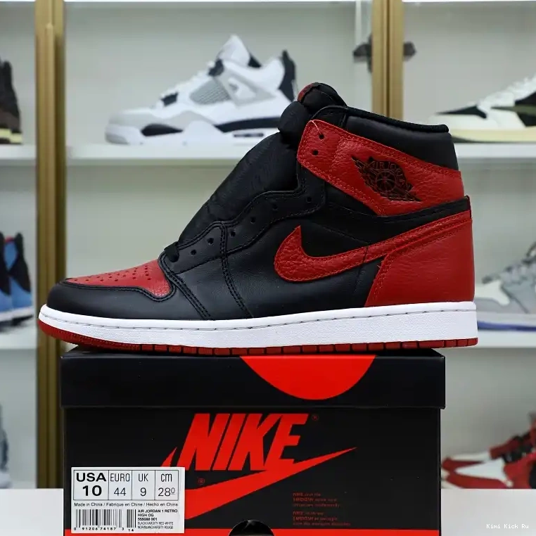 'BRED' OG RETRO AIR JORDAN Kimikick HIGH 1 0710